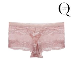 PLUS SIZE Lace Boyshort Panty QUEEN SIZE NEW!